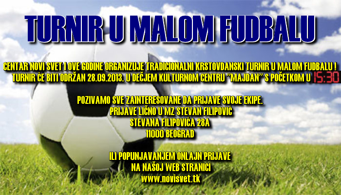 KRSTOVDANSKI TURNIR U MALOM FUDBALU